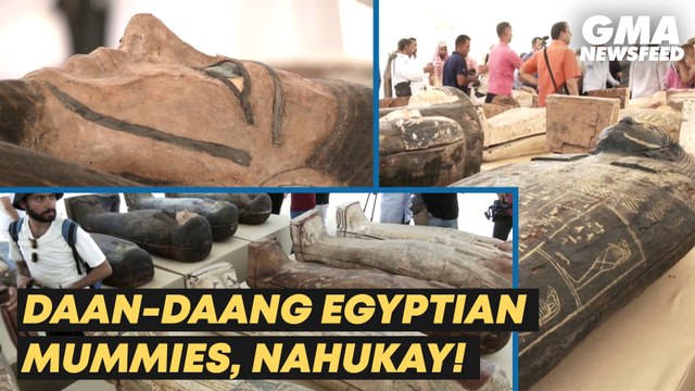 Daan-daang Egyptian mummies, nahukay! | GMA News Feed