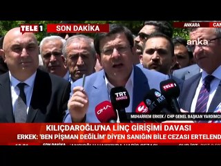 Muharrem Erkek'ten Çubuk davasına tepki