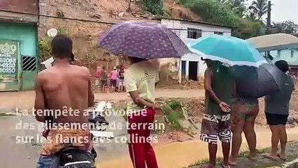 Coulée de boue au Brésil: "je ne dors plus, je ne mange plus", dit une rescapée.