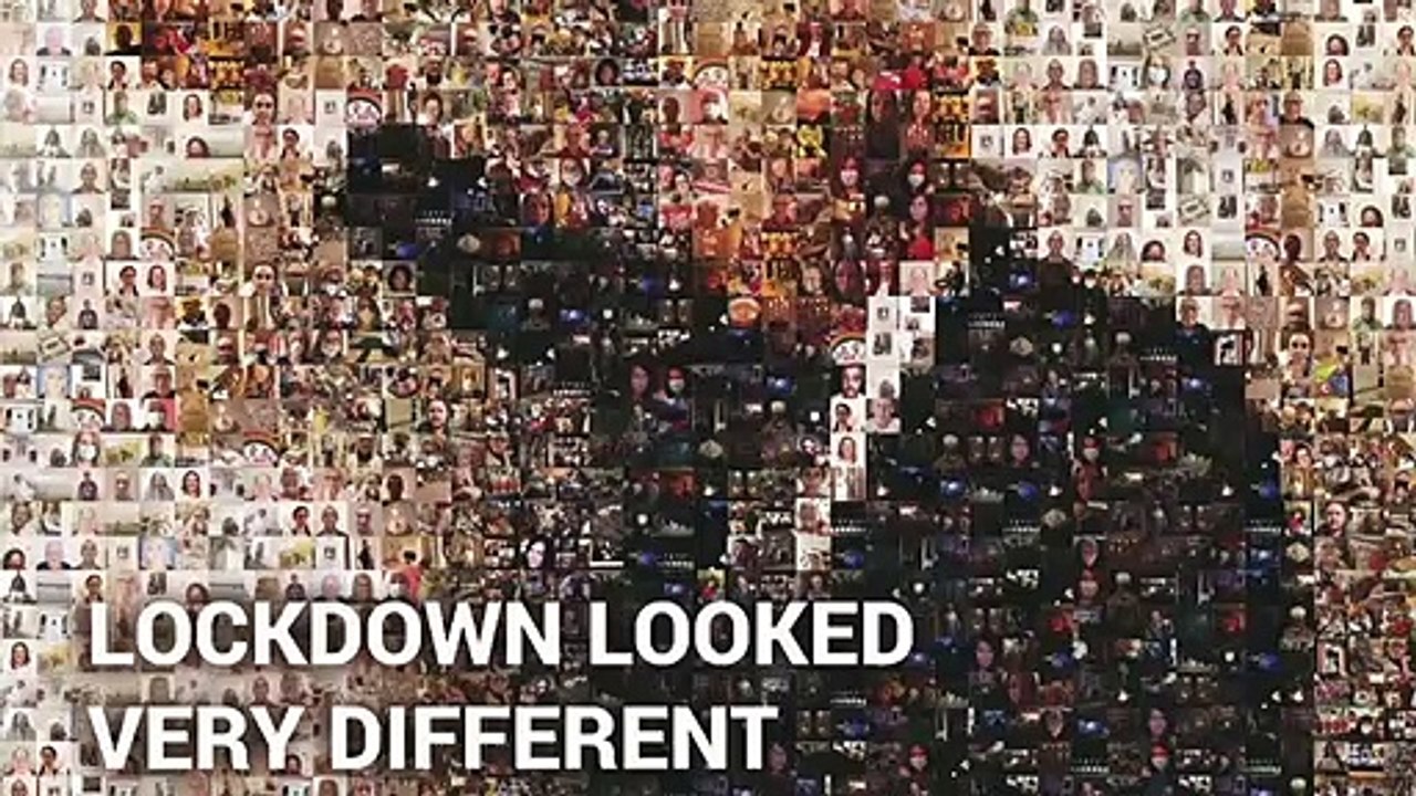 Lockdown looked very different inside and outsi...