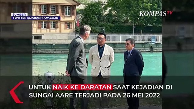 Ridwan Kamil Terisak Saat Dipeluk Heinrich Penyelamat Adik Eril di Sungai Aare Swiss