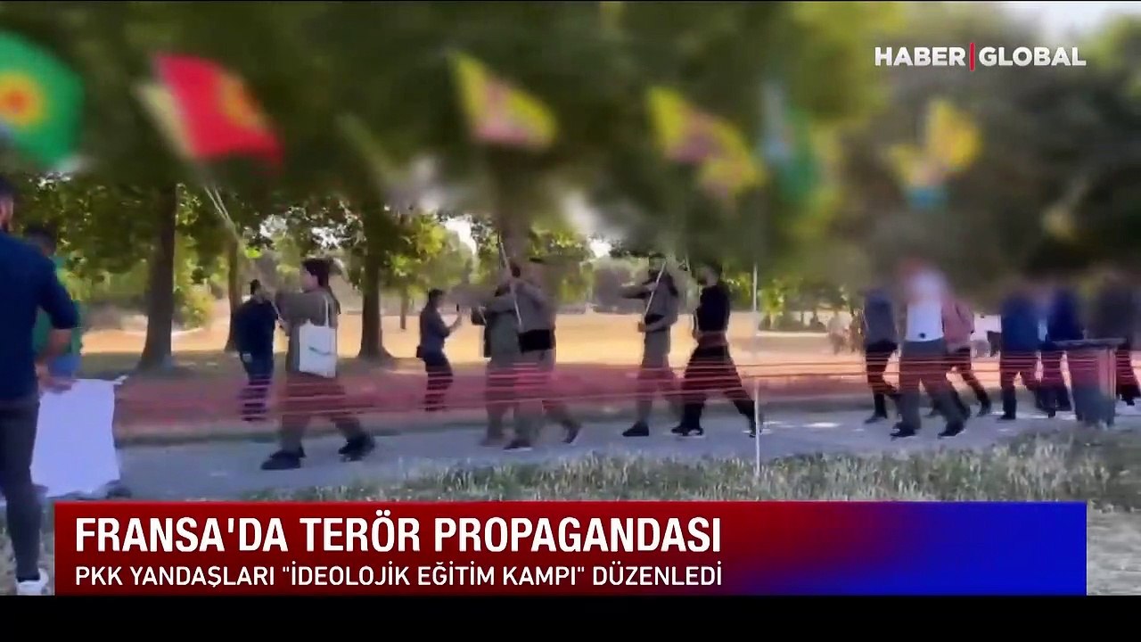 PKK yandaşları Fransa'da terör kampı düzenledi!