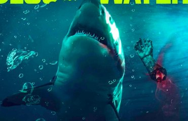BLOOD IN THE WATER Teaser (2022) Shark Swimming Pool Horror