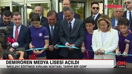 Demirören Medya Lisesi açıldı