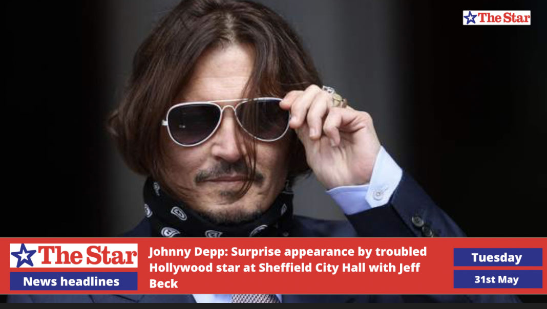 Johnny Depp Sheffield: Hollywood star's history with city's music