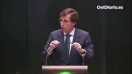 Almeida dice que el de Carmena fue “el gobierno más corrupto de la historia de Madrid”