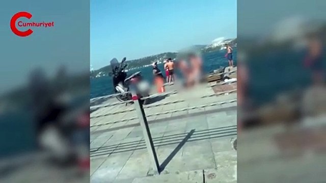 İstanbul Bebek'te çekilen görüntüler ortalığı ayağa kaldırdı