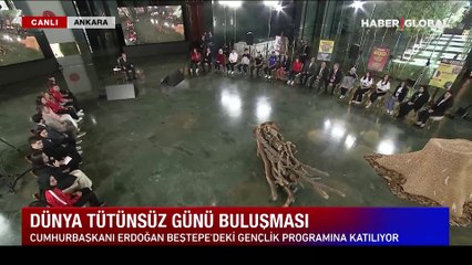 Cumhurbaşkanı Erdoğan Dünya Tütünsüz Günü Buluşmasında: İlk gördüğümde çok şaşırdım