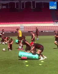 Alban Placines, 3ème lignes, répond aux questions de 100% Stade Toulousain