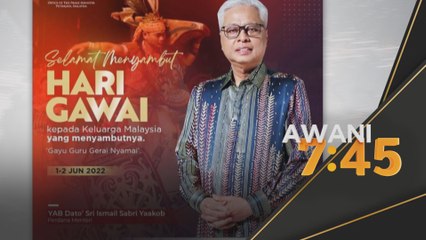 Keluarga Malaysia | PM ucap selamat menyambut Hari Gawai