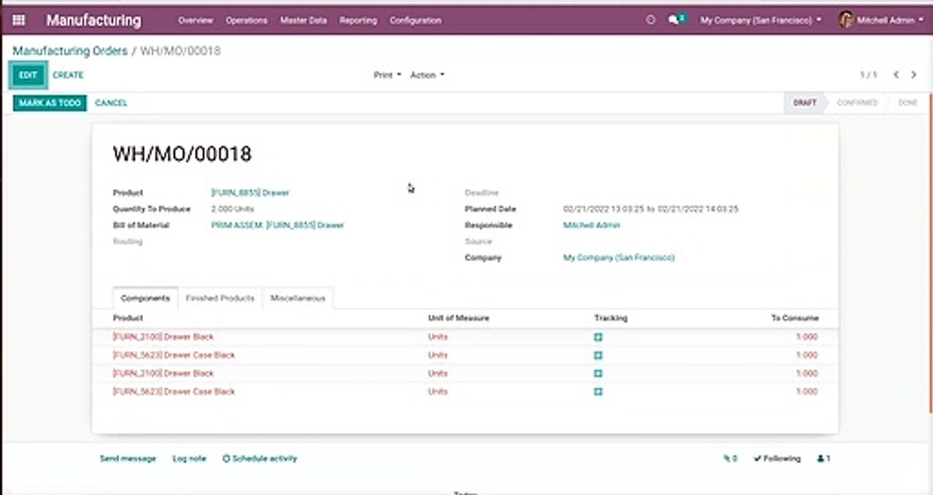 How to Merge Manufacturing Order | Odoo  Gold Partner | Browseinfo