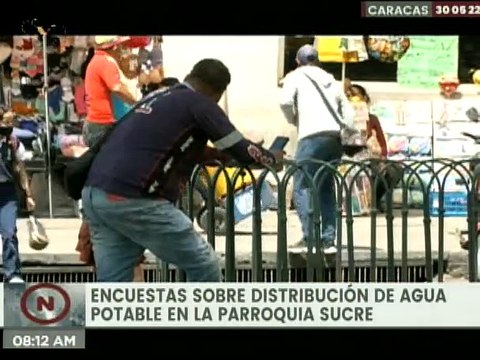 Caraqueños proponen soluciones para regularizar el suministro del agua potable en la parroquia Sucre