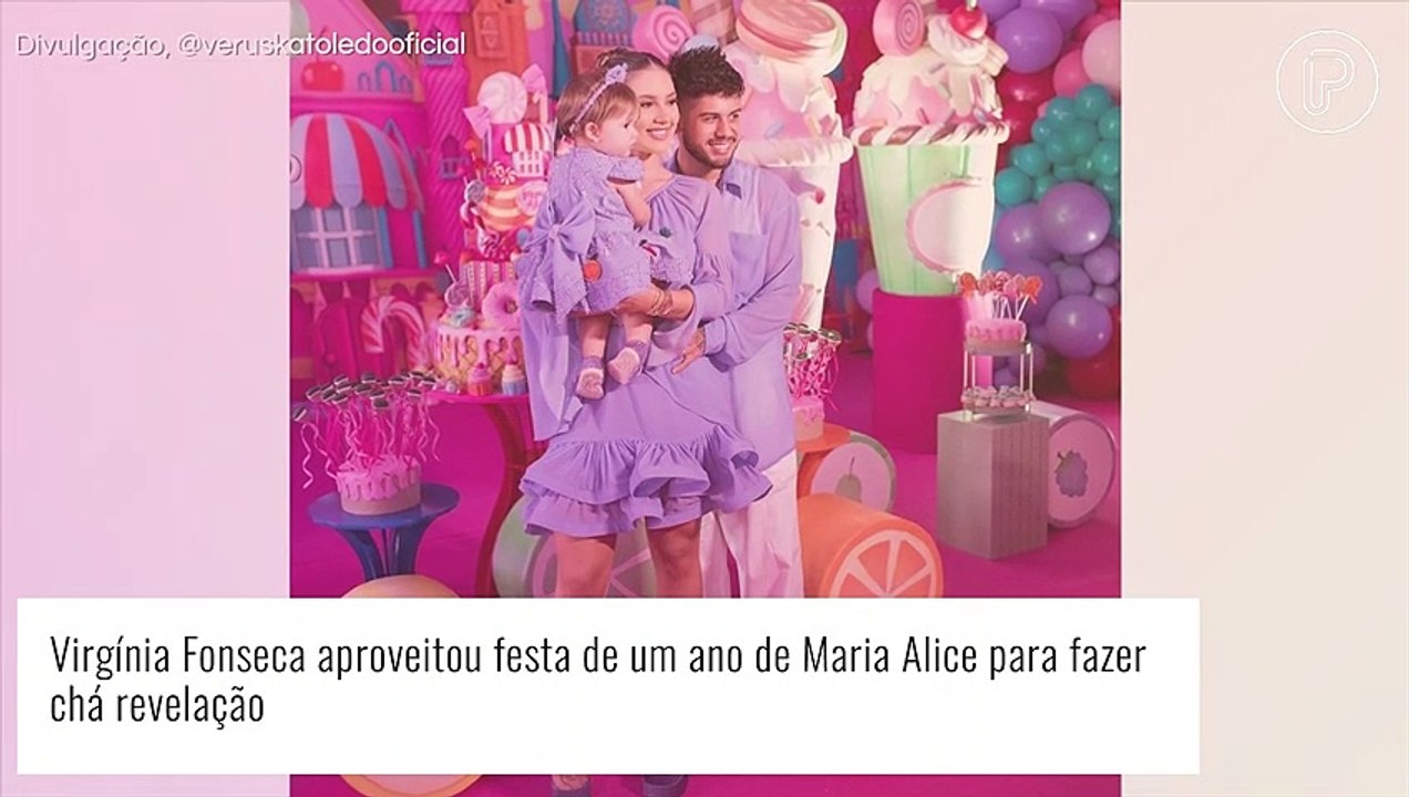 Virgínia Fonseca faz surpresa com chá revelação e anuncia sexo de segundo filho com Zé Felipe