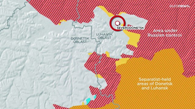 Большая часть Северодонецка находится под контролем российских ВС