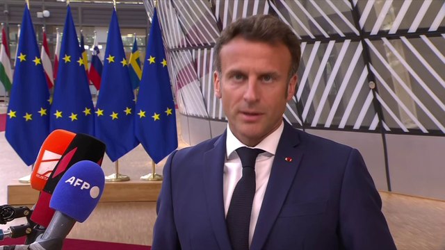 Emmanuel Macron: J'ai une pensée pour Frédéric Leclerc-Imhoff, sa famille et ses collègues