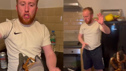 'Irish man with a fear of snakes gets surprised with a... SNAKE! *GOLD REACTION*'