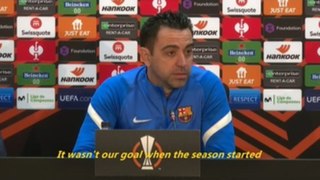 Xavi Hernández: We are working to be back in Champions League