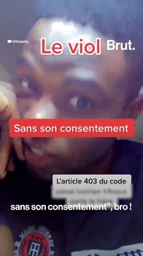 Il donne des conseils juridiques sur TikTok