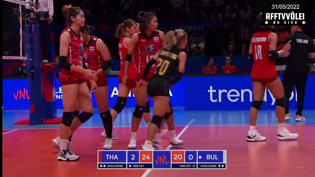 TAILANDIA 3 x 0 BULGÁRIA - 31-05-2022