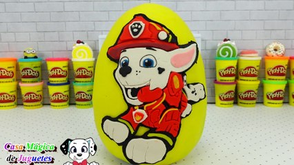 Huevo Gigantes Sorpresa de MARSHALL de la Patrulla Canina La Pelicula
