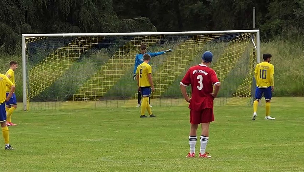 Das 1:0 für den BVG Wolfenbüttel beim JFV Eichsfeld