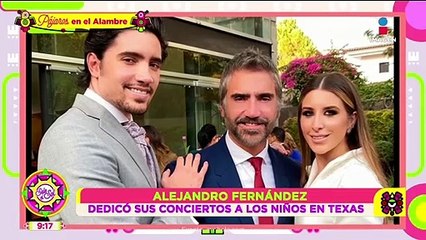 Alejandro Fernández dedicó concierto a niños que perdieron la vida en Texas