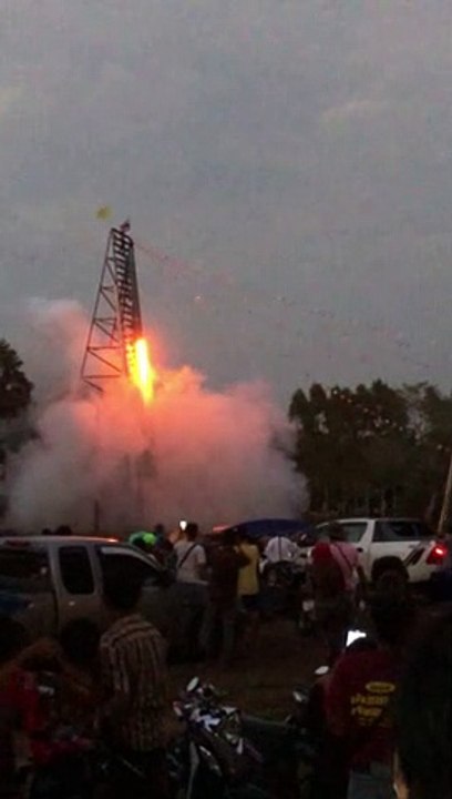 Rocket Sent Sky High at Rocket Festival