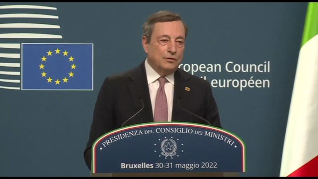 Ucraina, Draghi: dall'estate massimo impatto sanzioni alla Russia