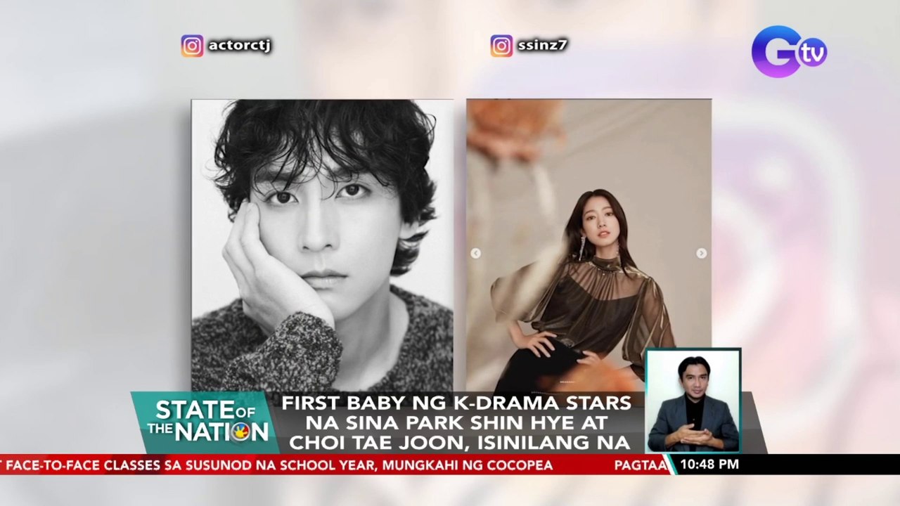 First baby ng K-Drama stars na sina Park Shin Hye at Choi Tae Joon, isinilang na | SONA