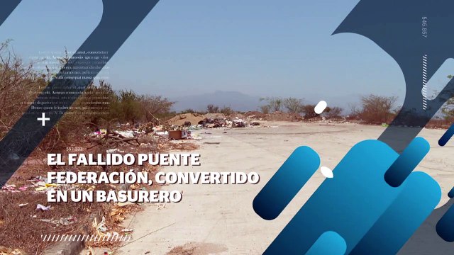 La avenida y puente federación está convertido en basurero | CPS Noticias Puerto Vallarta