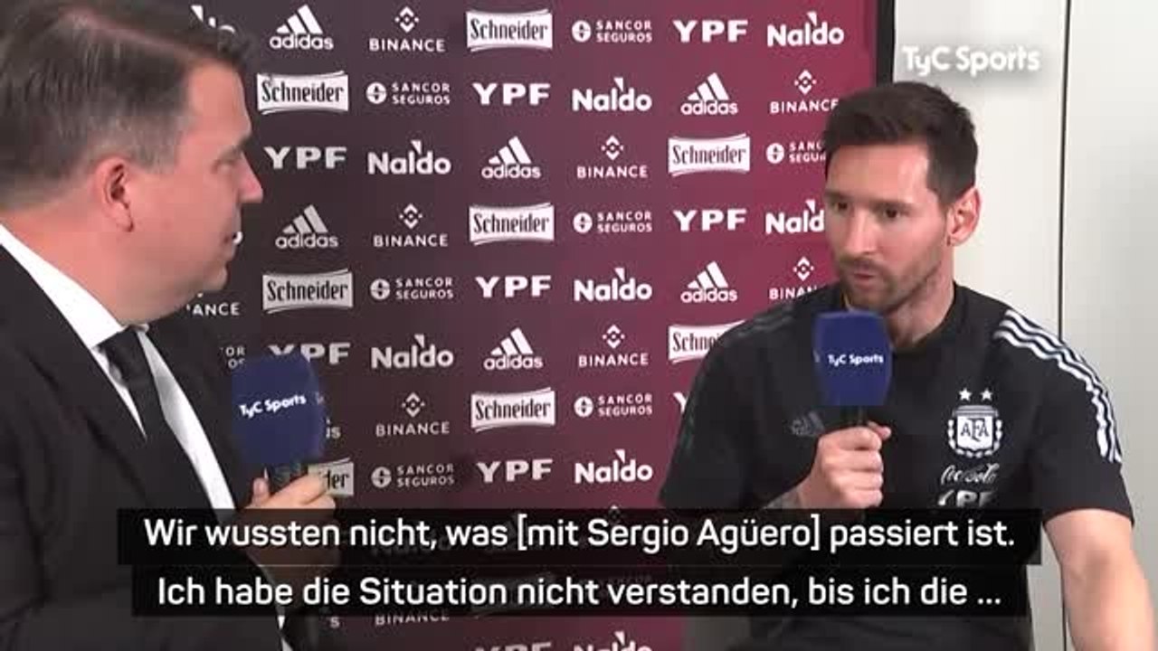 Messi vermisst Agüero: “War immer bei ihm”