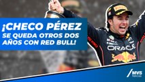 Sergio 'Checo' Pérez renueva contrato con Red Bull por dos años más