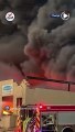 حريق كبير يندلع في مصنع كيماويات في ولاية نبراسكا الأميركية يُجبر السكان على الإخلاء فيما لم يتم تحديد سبب الحريق - - أميركا - العربية