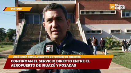 Confirman el servicio directo entre el aeropuerto de Iguazú y Posadas