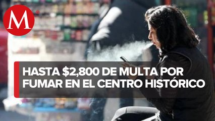 Continúan fumando en Centro Histórico a pesar de restricciones; CdMx