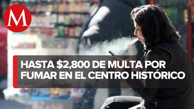 Continúan fumando en Centro Histórico a pesar de restricciones; CdMx