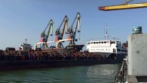 Первый корабль из Мариуполя