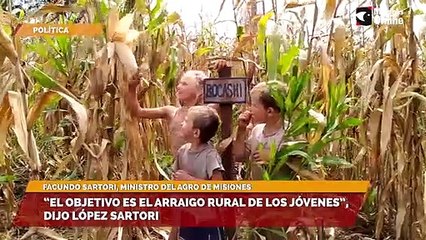 “El objetivo es el arraigo rural de los jóvenes”, dijo López Sartori