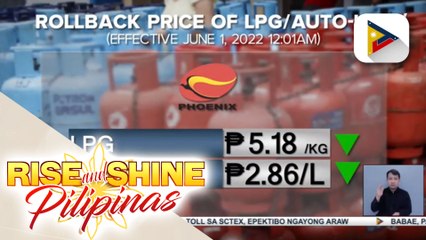 Bawas-presyo sa LPG, ipinatupad ngayong araw