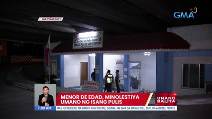 Menor de edad, minolestiya umano ng isang pulis | UB