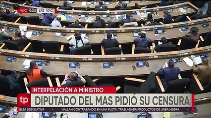 Interpelación: diputados del MAS piden la censura del ministro Del Castillo