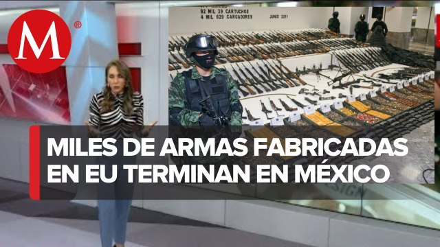 Cada año ingresan a México más de 200 mil armas ilegales