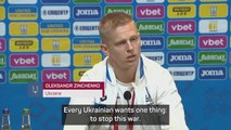 Emotional Zinchenko wants World Cup play-off win for war-torn Ukraine