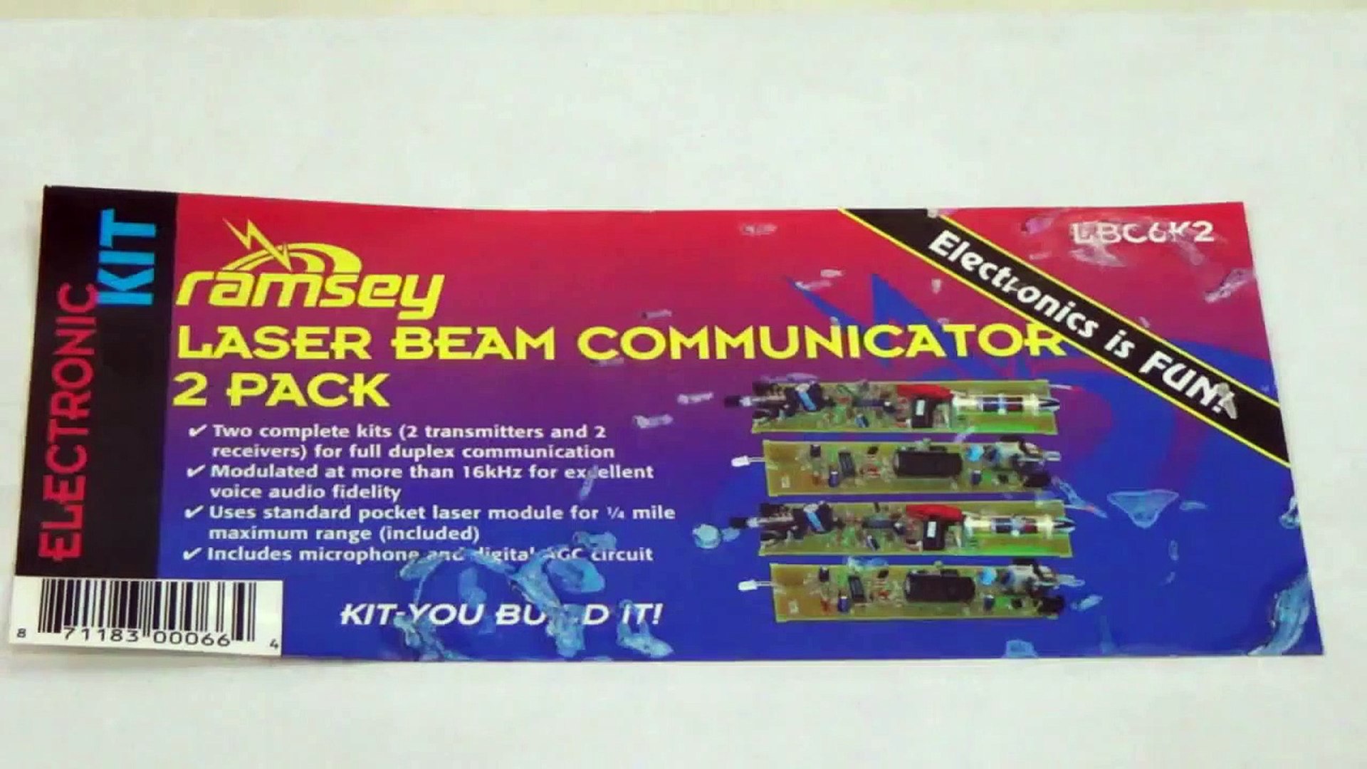 ⁣How To Build A Laser Communicator Electronic DIY Kit, UFO Sighting News.