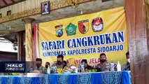 Cangkrukan Kamtibmas di  Tarik, Kapolresta Sidoarjo Jamin Pilkades Aman