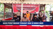 Polsek Sekupang Gelar Konferensi Pers Ungkap Pelaku Persetubuhan Terhadap Anak dibawa Umur