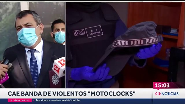 Banda de venezolanos ilegales detenidos por robos de relojes Motoclocks en Stgo - CHV Noticias