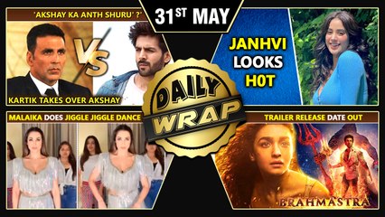 SRK In Brahmastra, Kartik Replaces Akshay?, Janhvi's H0T Look, Malaika's Funny Dance | Top 10 News