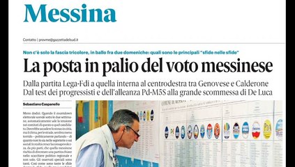 Rassegna stampa 01-06-2022 edizione Messina