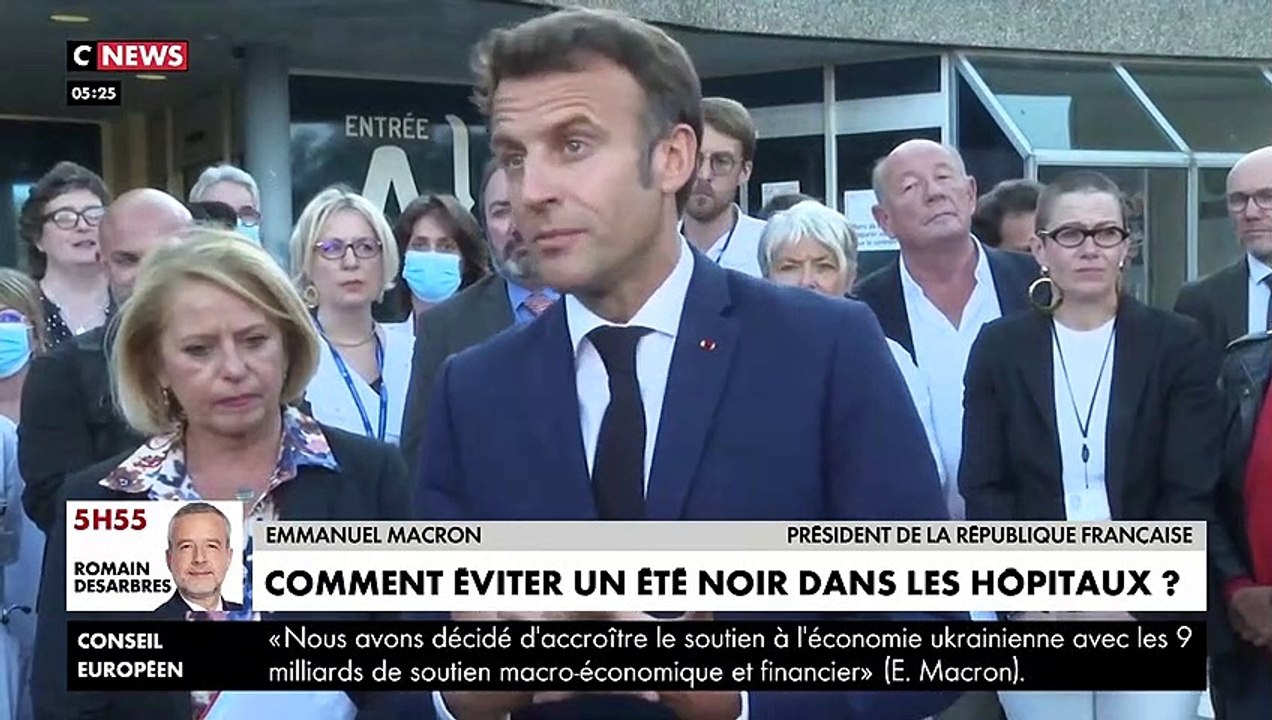 Pour sa première sortie officiel, Emmanuel Macron décide de se saisir du dossier des Urgences médicales à la dérive dans tous le hôpitaux à travers la France